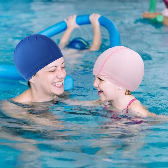 3 Bonnets De Bain Enfants En Polyester - Modèles Amusants - Pour Piscine, Plage - Taille élastique 4-10 Ans (convient Cheveux Longs)