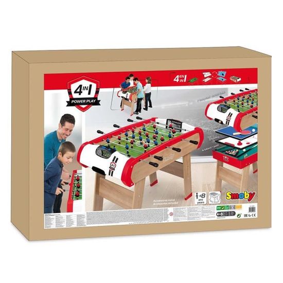 Smoby Powerplay Billard Babyfoot Palais Ping Pong Achat Vente
