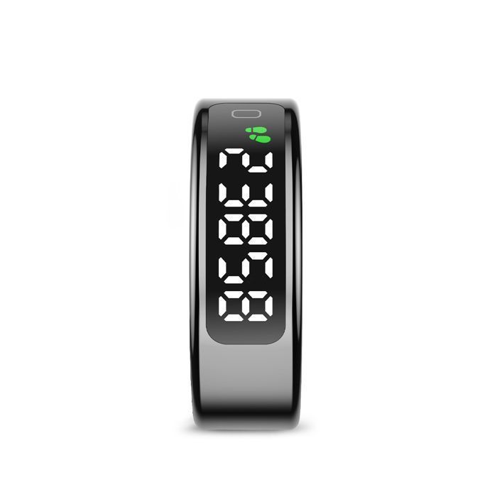 Bague Intelligente Bluetooth – Suivi Activité, Fréquence Cardiaque, SpO2, Sommeil – Étanche IP68, Autonomie 6 Jours