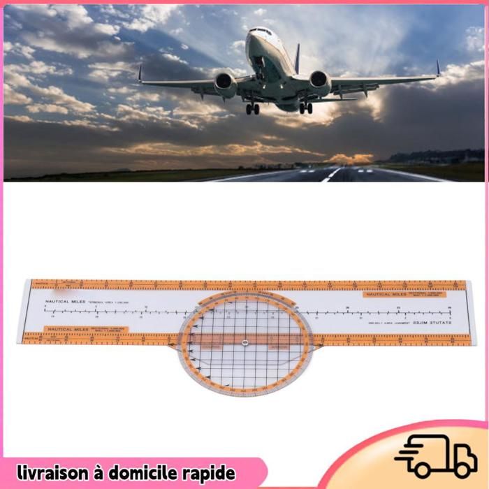 Dilwe Plastic Flight Computer Aviation Pilot Calculator with Wind ...