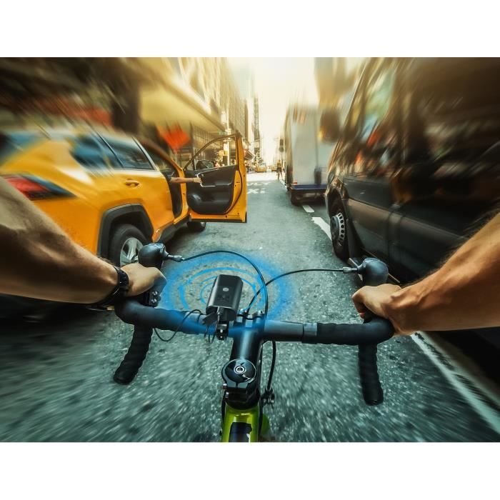 Lumière De Vélo - SONEW - Phare De Montagne 5LED - Noir Et Rouge