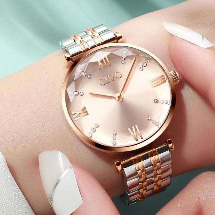 Civo montres best sale femmes or rose
