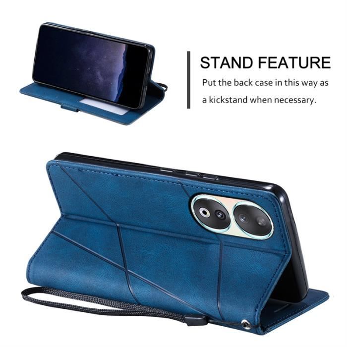 Étui Portefeuille Flip En Cuir PU Pour Honor 9 - Pochette Avec Support Et Porte-Cartes - Neuf