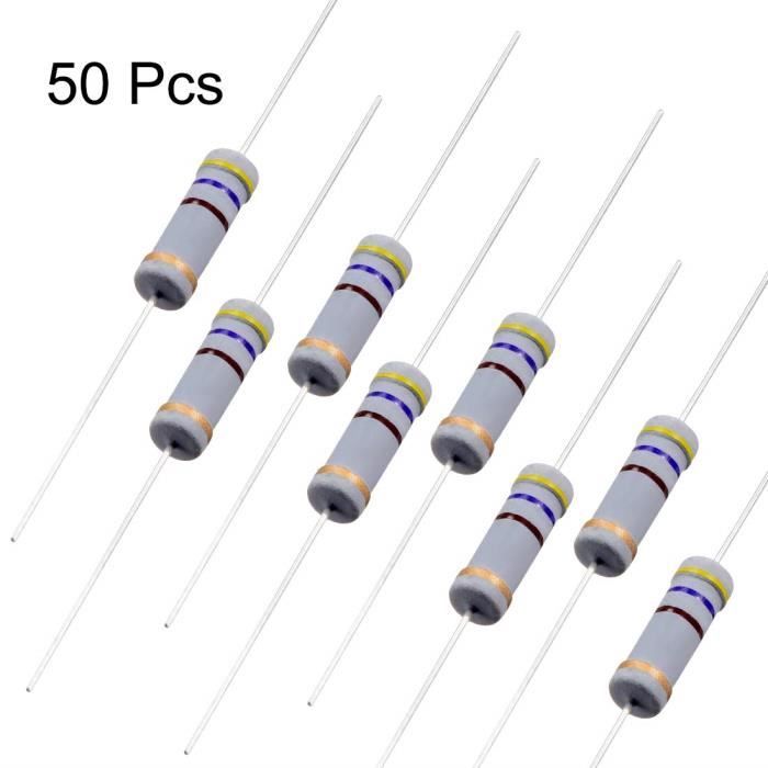50Pcs R sistance 470 Ohms R sistances Film De Carbone 3W 5 De 
