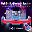Hoverboard 6,5 Pouces Pour Enfant Et Ados Bluetooth LED Moteur Puissant Overboard Electrique Hover Board Rouge-3
