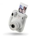 Appareil photo instantané Fujifilm Instax Mini 11 - Blanc glacé - Objectif intégré - Flash haute performance-3