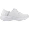 Chaussures Slip-On Femme - SKECHERS - Ultra Flex 3.0 Tonal Stretch - Blanc - Textile - A élastique-3