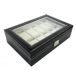 Lot De 2 Boîtes De Rangement Pour Montres Homme - Avec Carte Message, Idéal Pour Cadeau