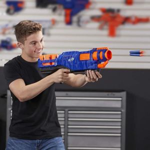 PISTOLET BILLE MOUSSE Nerf Elite Trilogy DS-15 et Flechettes + Cartouche PISTOLET BILLE MOUSSE Nerf Elite Trilogy DS-15 et Flechettes + Cartouche