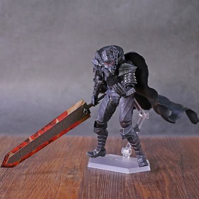 Figurine Berserk Guts Black 25 Cm – Statue Manga PVC Avec Boîte – Collection