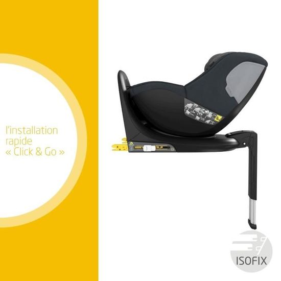 Bebe Confort Siege Auto Mica I Size De La Naissance A 4 Ans Pivotant A 360 Avec Base Isofix Authentic Graphite Achat Vente Siege Auto Siege Auto Mica Isize Cdiscount