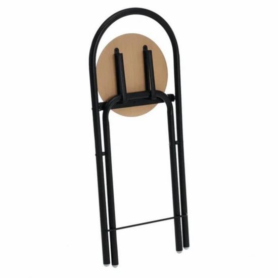 Tabouret Pliant Gedy - Siège En Plastique Et Pieds Métalliques, Supporte Jusqu'à 100kg | Idéal Salle De Bain, Cuisine, Extérieur