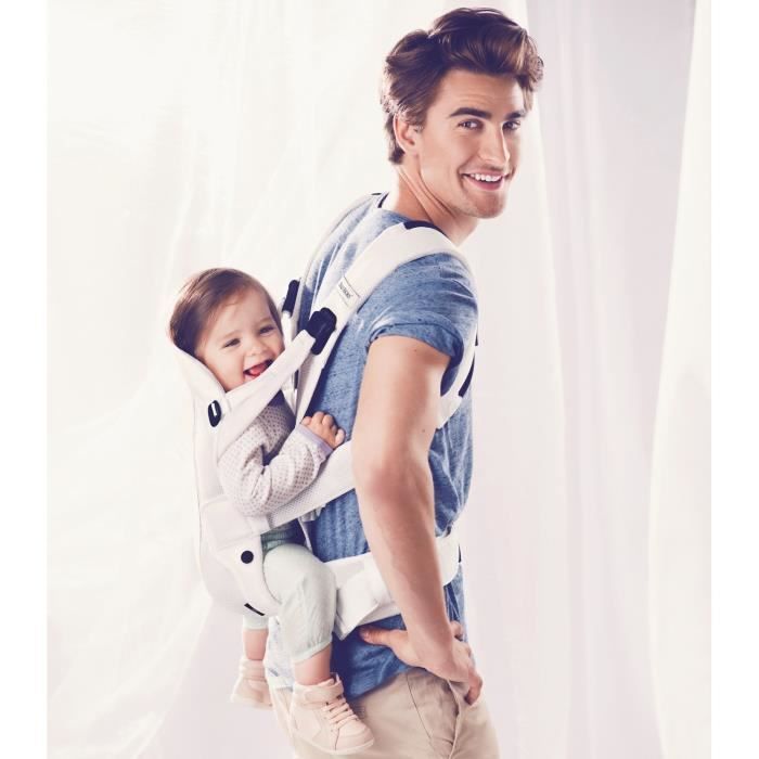 BABYBJORN Porte bebe We Air Mesh Blanc Cdiscount Puericulture Eveil bebe