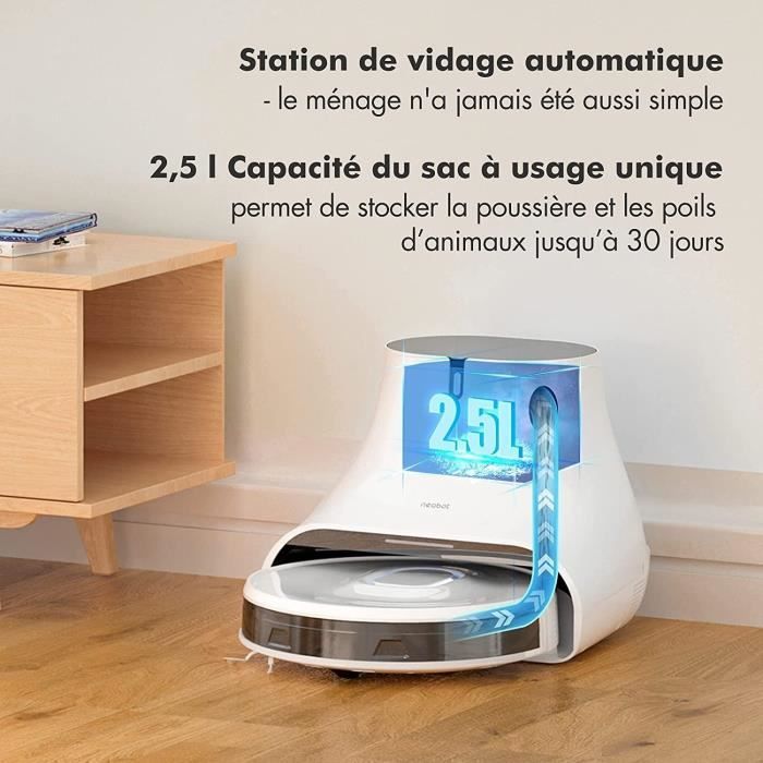 Neabot Aspirateur-robot avec Poubelle à Vidage Automatique