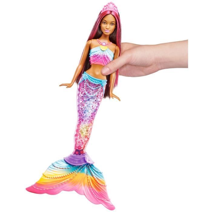 Barbie sirène couleurs et lumières deals