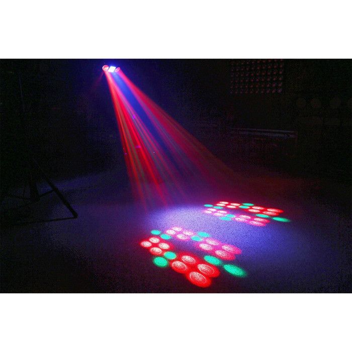 BeamZ StrobeMoon - Jeu De Lumière 2en1 Moonflower + Stroboscope Avec Télécommande