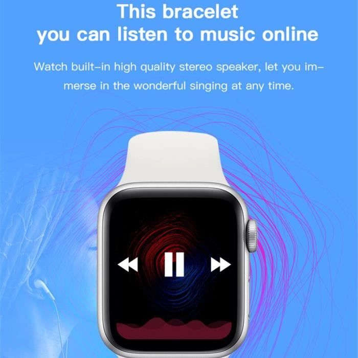 Montre connect e IWO MAX 2.0 pleine touche visages cellulaires