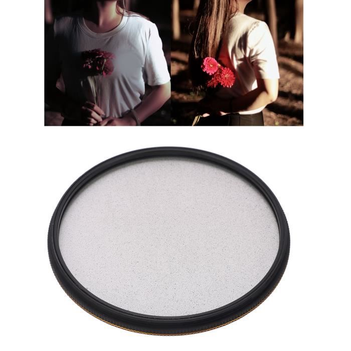 Filtre Noir Brume 1/2 Dream FX Pour Objectif - Effet Doux Et Diffus Pour Portraits - Tailles 58mm, 67mm, 72mm, Etc.