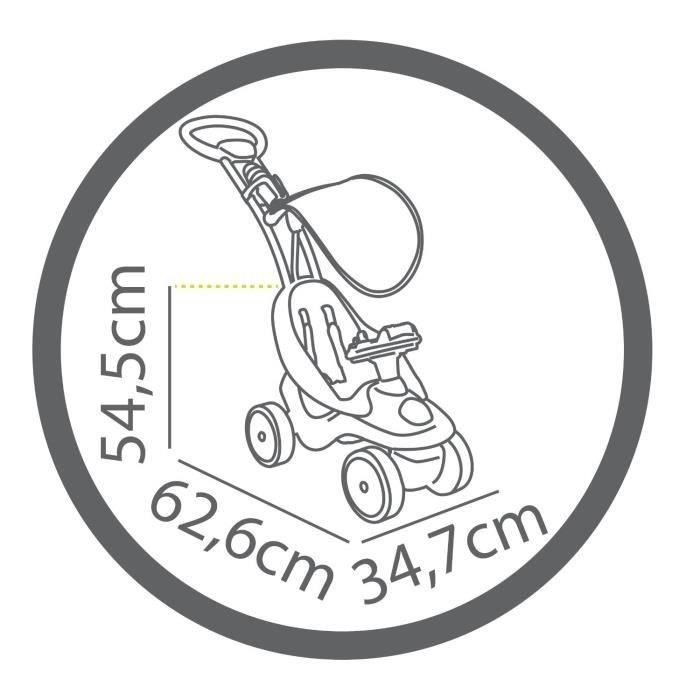Smoby porteur discount bubble go rose