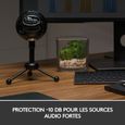 Microphone USB Blue Snowball pour Enregistrement, Streaming, Podcast, Gaming sur PC et Mac - Noir-4