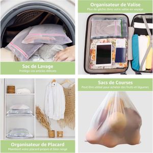 Whitmor 6233-1258 Pop and Fold Sac à pinces à linge Blanc Whitmor 6233-1258 Pop and Fold Sac à pinces à linge Blanc