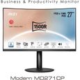 Ecran PC Incurvé - MSI - Modern MD271CP - 27" FHD - Dalle VA - 4 MS - 75 Hz - USB-C/logiciel Display Kit/Haut Parleur --7