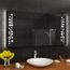 Artforma L27 140x80 Cm Illumination Led Miroir Sur Mesure