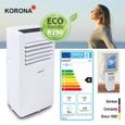 Korona 82000 Iceberg 7.0 Eco Climatiseur mobile et local | 7000 BTU/h | 3 en 1 – Refroidisseur, déshumidificateur et ventilateur ...-0