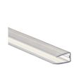 Profil de bordure et obturation en polycarbonate - MCCOVER - L: 2100 mm - E: 4 mm - Transparent-0