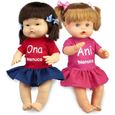 Poupée Nenuco - Officielle Youtubeuses Ani et Ona - Fonctionne sans pile - 2 poupées incluses-0