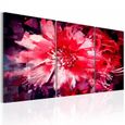 Tableau contemporain rouge