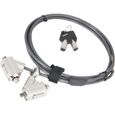 URBAN FACTORY Cable de protection antivol - 2m - Noir-0