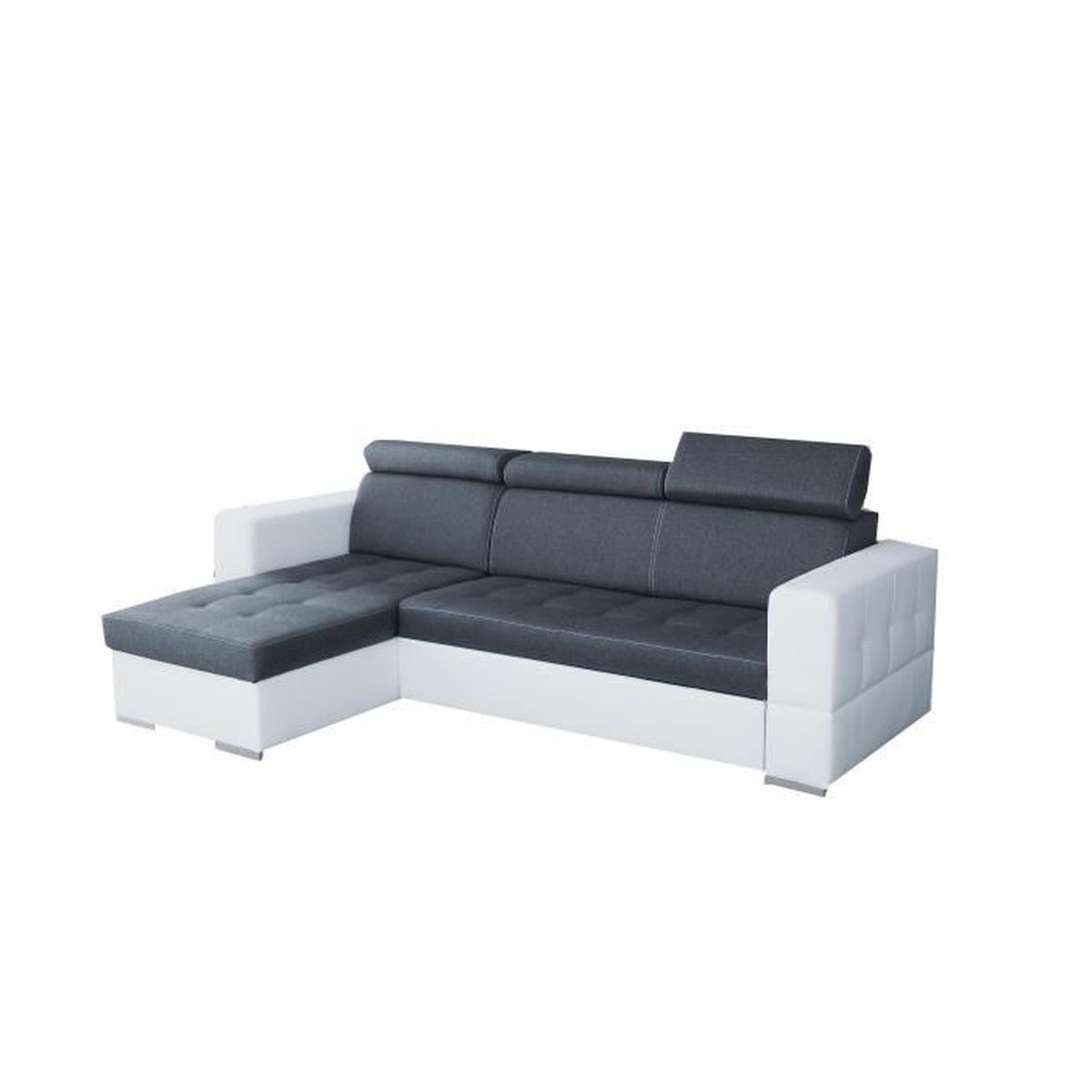 Canape D Angle Gauche Convertible Avec Coffre De Rangement 4