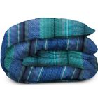 Couette 140x200 cm - Légère - Imprimée Carreaux Emeraude - Colas Normand