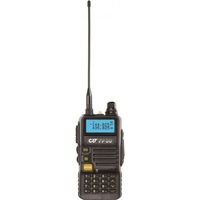 Station de radio portable VHF / UHF CRT FP00 bibande 136-174 et 400-470 MHz noire