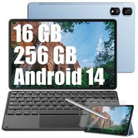 Blackview Tab 16 Pro Tablette Tactile 10.95" 24Go+256Go-SD 1To 7700mAh 13MP+8MP Android 14 Dual SIM-PC Mode Bleu Avec Clavier K1