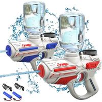 Pistolet à eau électrique Pour Enfants et Adultes - Portée de 8-10M - Pack de 2 - Rechargeables 