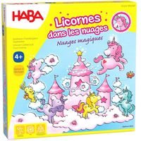 Haba -Jeu  Licornes dans les nuages – Nuages magiques - multicolore