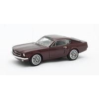 Miniatures montées - Ford Mustang Fastback Shorty rouge métal 1964 1/43 Matrix