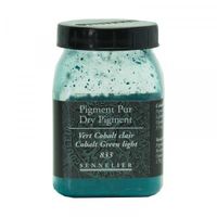 Pigment en poudre - Sennelier - Vert Cobalt Clair - Pot de 200 ml