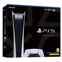 Console Sony PS5 Digital Edition Playstation 5 - 825GB - Sony - Blanc - Console salon