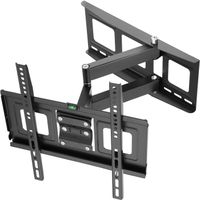 TECTAKE Support TV Mural pour Ecran 32" à 55" Inclinable