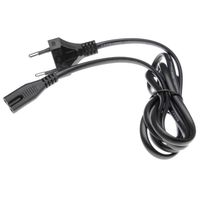 vhbw Câble d'alimentation cordon électrique Schuko Secteur Prise C7 figure 8 1.2m pour PC portable, Monitor, Imprimante