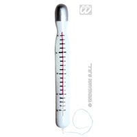 Thermomètre Géant - WIDMANN - 35 cm - Plastique - Accessoire déguisement infirmière ou médecin