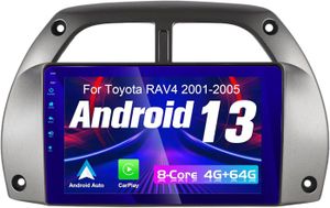 AUTORADIO Autoradio pour Toyota RAV4 2001-2005, écran 9