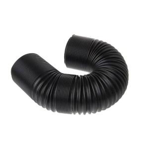 Tuyau D'Admission D'Air Froid Universel Voiture 76 Mm - Noir, Extensible Jusqu'à 80 Cm