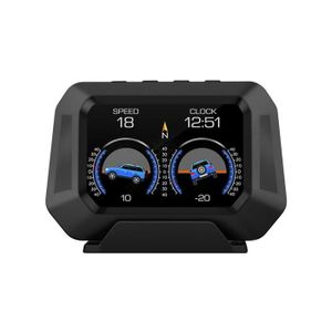 X95-Noir-GPS - Inclinomètre tout-terrain pour voiture, Affichage tête  haute, 4x4, Angle de négociation d'incl - Cdiscount Auto