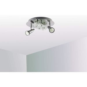 PLAFONNIER 4-flamme Plafonnier LED design I lampe de salle de bain TG3088 I lampe de salle de bain I spot de plafond I plafonnier avec 4[O301]