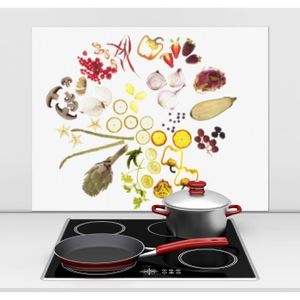 Fond De Hotte Zen Sable Et Galets En Panneau Composite Aluminium L 90 X H 70 Cm Achat Vente Credence Fond De Hotte Zen Sable Et Cdiscount