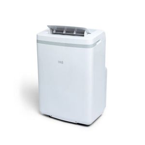 Climatiseur Mobile H&B AC12000 | 3.5kW - 12000 BTU | Classe A | Garantie 2 ans